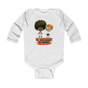 Be Different Be Unique, Embracing Our Individuality Infant Long Sleeve Bodysuit
