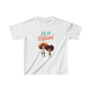 OK2B Different Embrace Your Uniqueness Kids Heavy Cotton T-Shirt