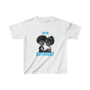 OK2B Different Different Is Beautiful Kids Heavy Cotton T-Shirt