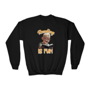 Reading Is Fun, Embracing Our Individuality Youth Crewneck Sweatshirt