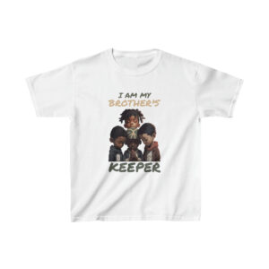 I Am My Brother's Keeper, Celebrating Brotherhood and Unity Kids Heavy Cotton T-Shirt
