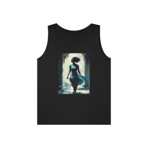 Calm Confident Purpose Walking Unisex Heavy Cotton Tank Top