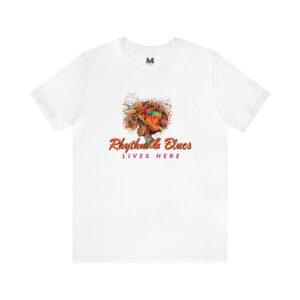 Rhythm & Blues Lives Here Women's Music T-Shirt by Mykah Montgomery